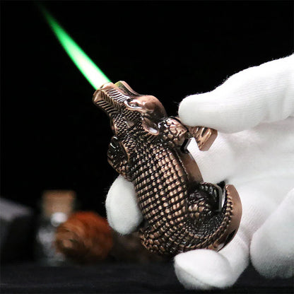 Unique Shape Crocodile Butane Lighter