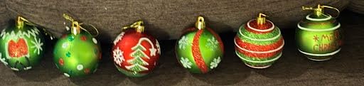 18pcs Christmas Balls Ornament
