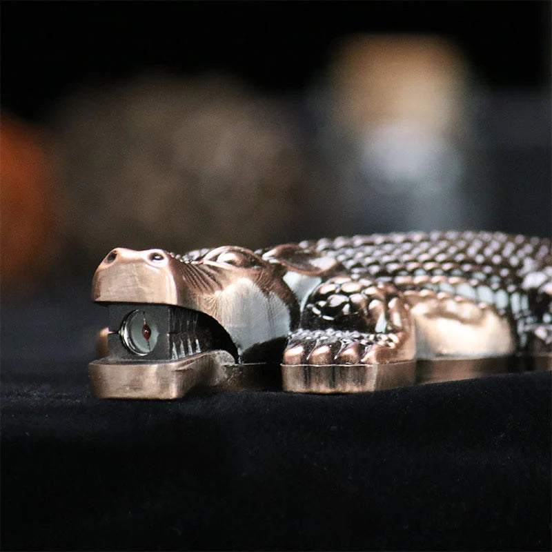 Unique Shape Crocodile Butane Lighter