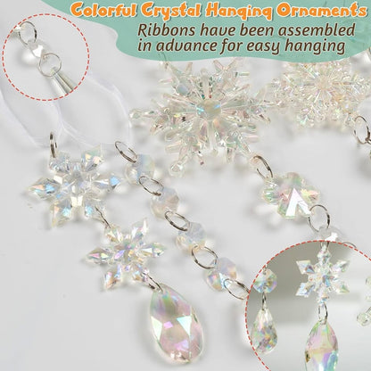 18pcs Crystal Christmas Tree Ornaments