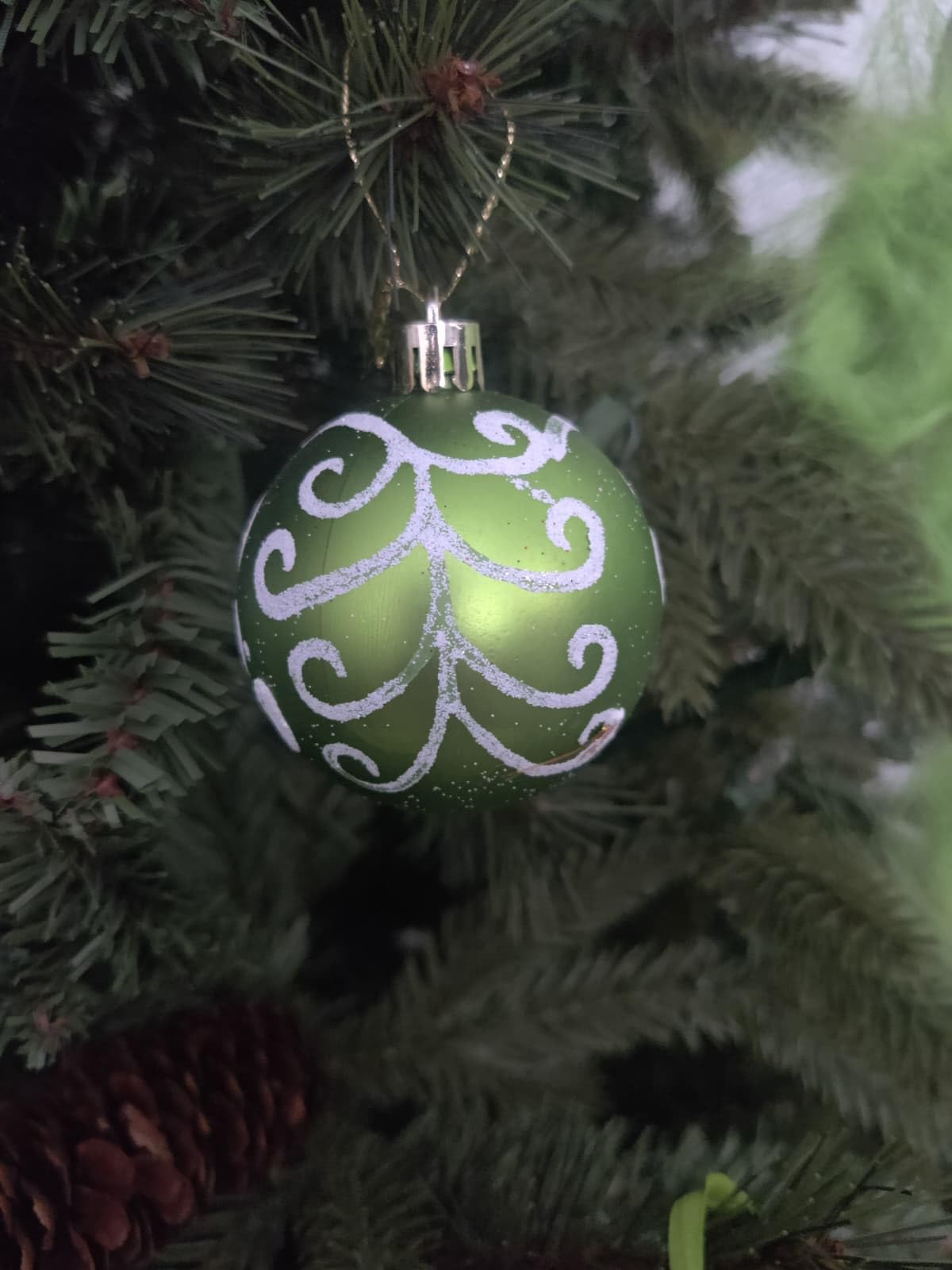 12 Pcs Hanging Christmas Ball Ornament