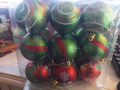 18pcs Christmas Balls Ornament