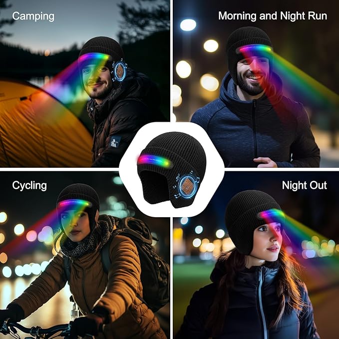 Bluetooth Beanie with Light