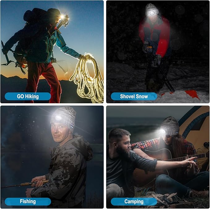 Bluetooth Beanie with Light