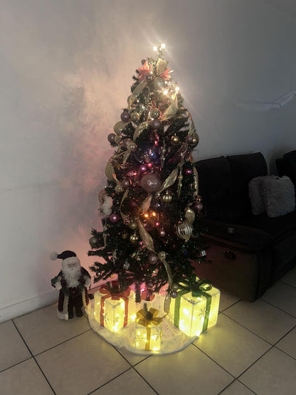 Set of 3 Christmas Lighted Gift Boxes