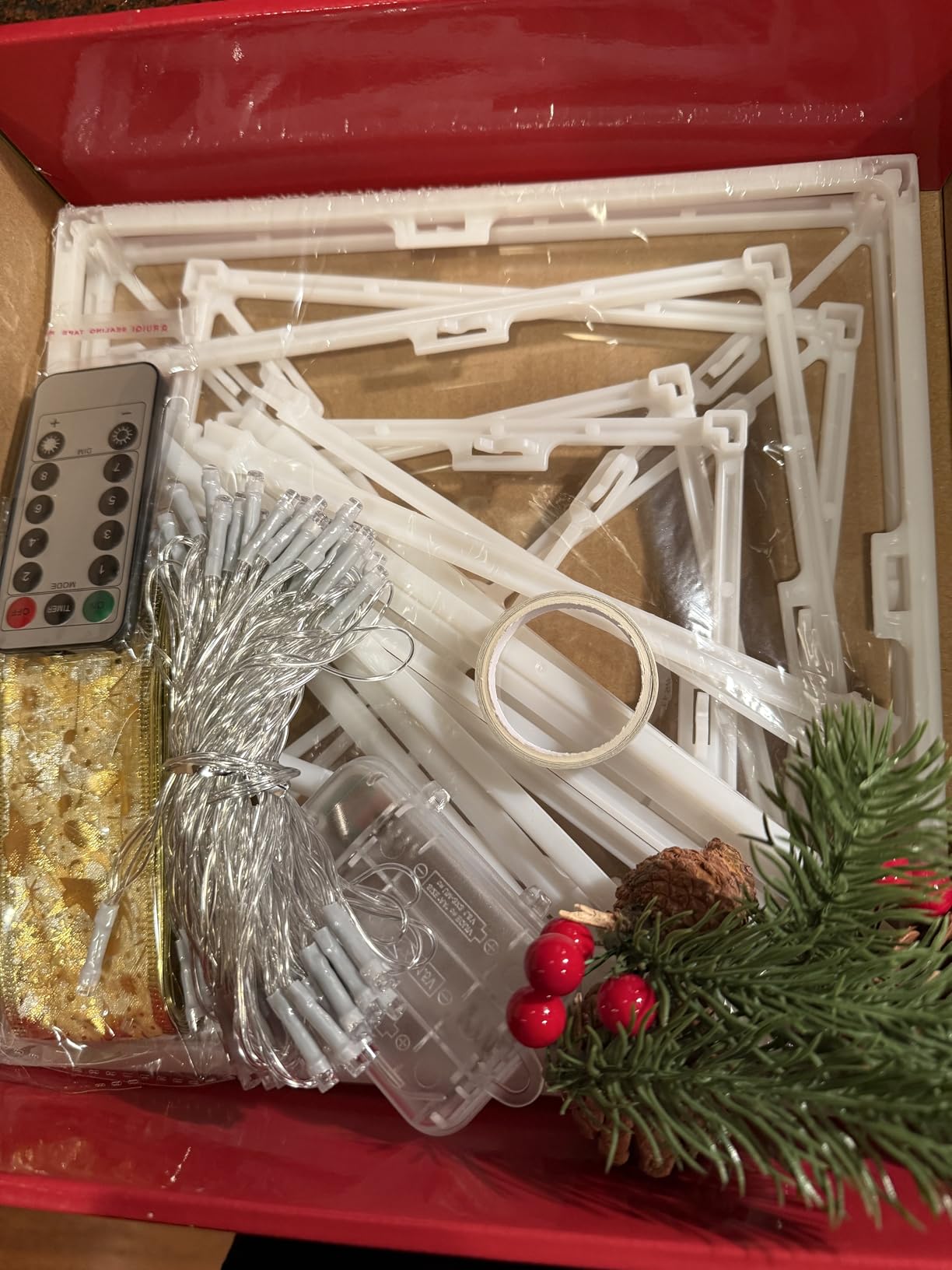 Set of 3 Christmas Lighted Gift Boxes