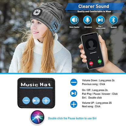 Bluetooth Beanie with Light