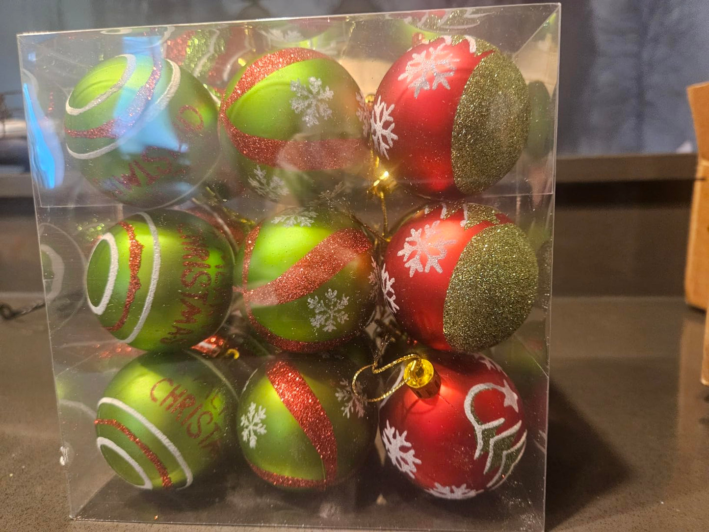 18pcs Christmas Balls Ornament