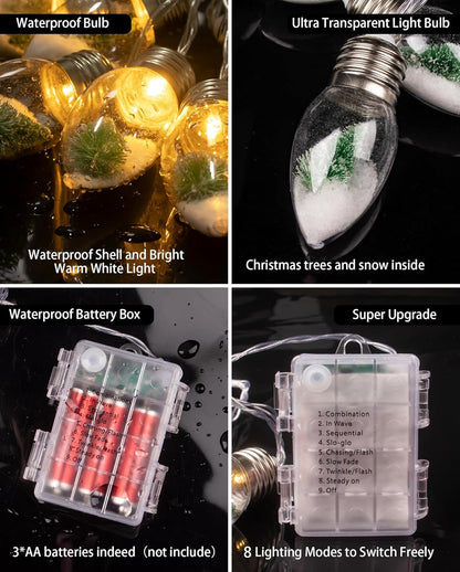 6.6 FT Christmas Lights for decorations