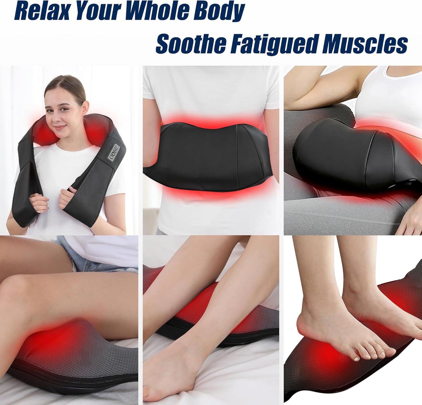 Shiatsu Neck and Back Massager with Heat