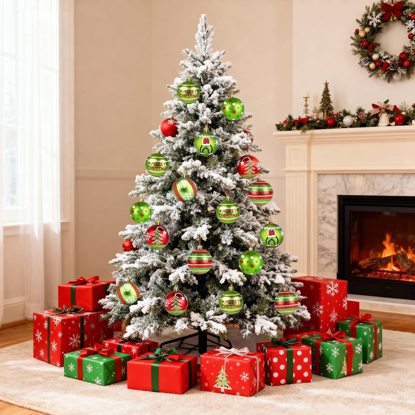 18pcs Christmas Balls Ornament