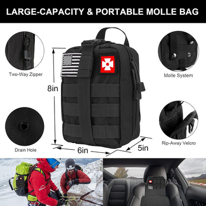 210 PCS Survival First Aid kit