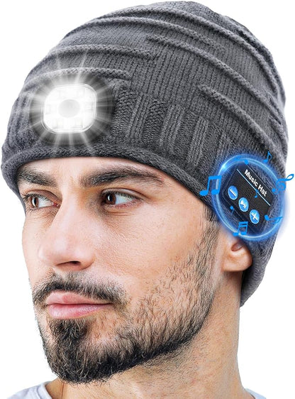 Bluetooth Beanie with Light