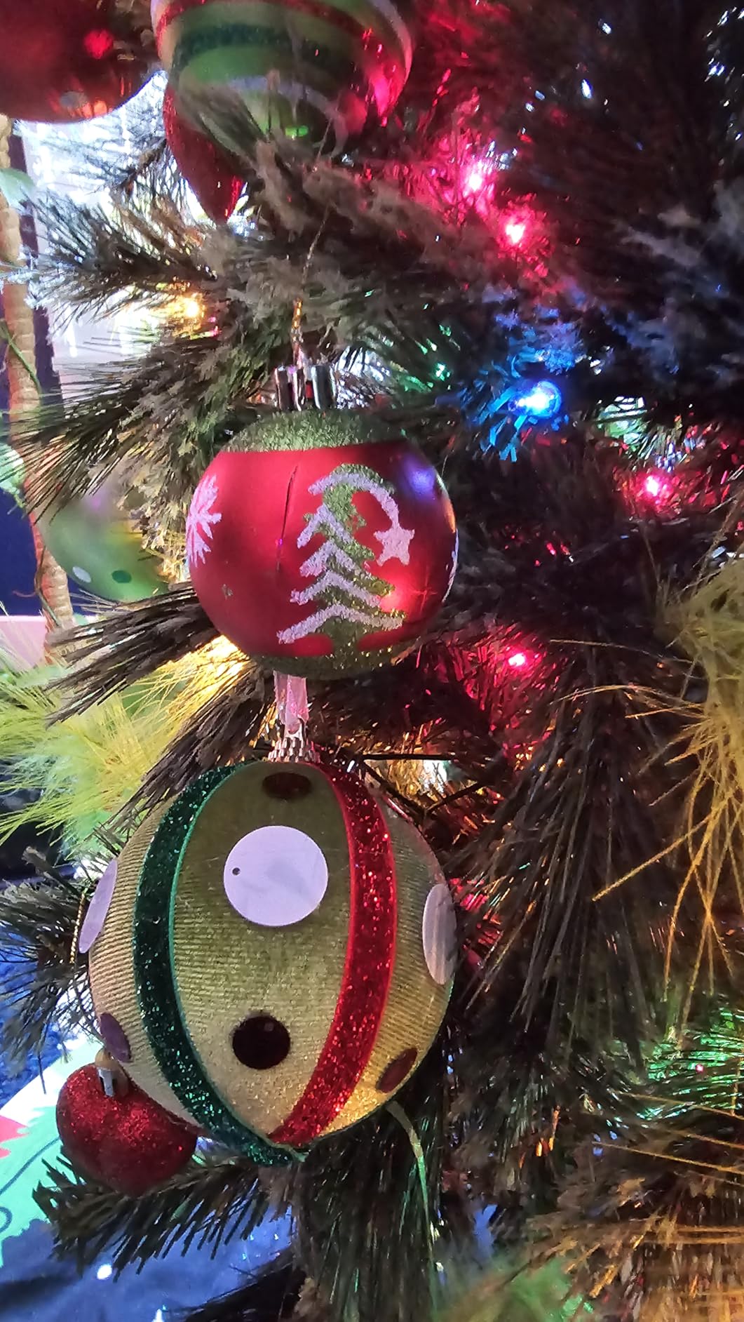 12 Pcs Hanging Christmas Ball Ornament