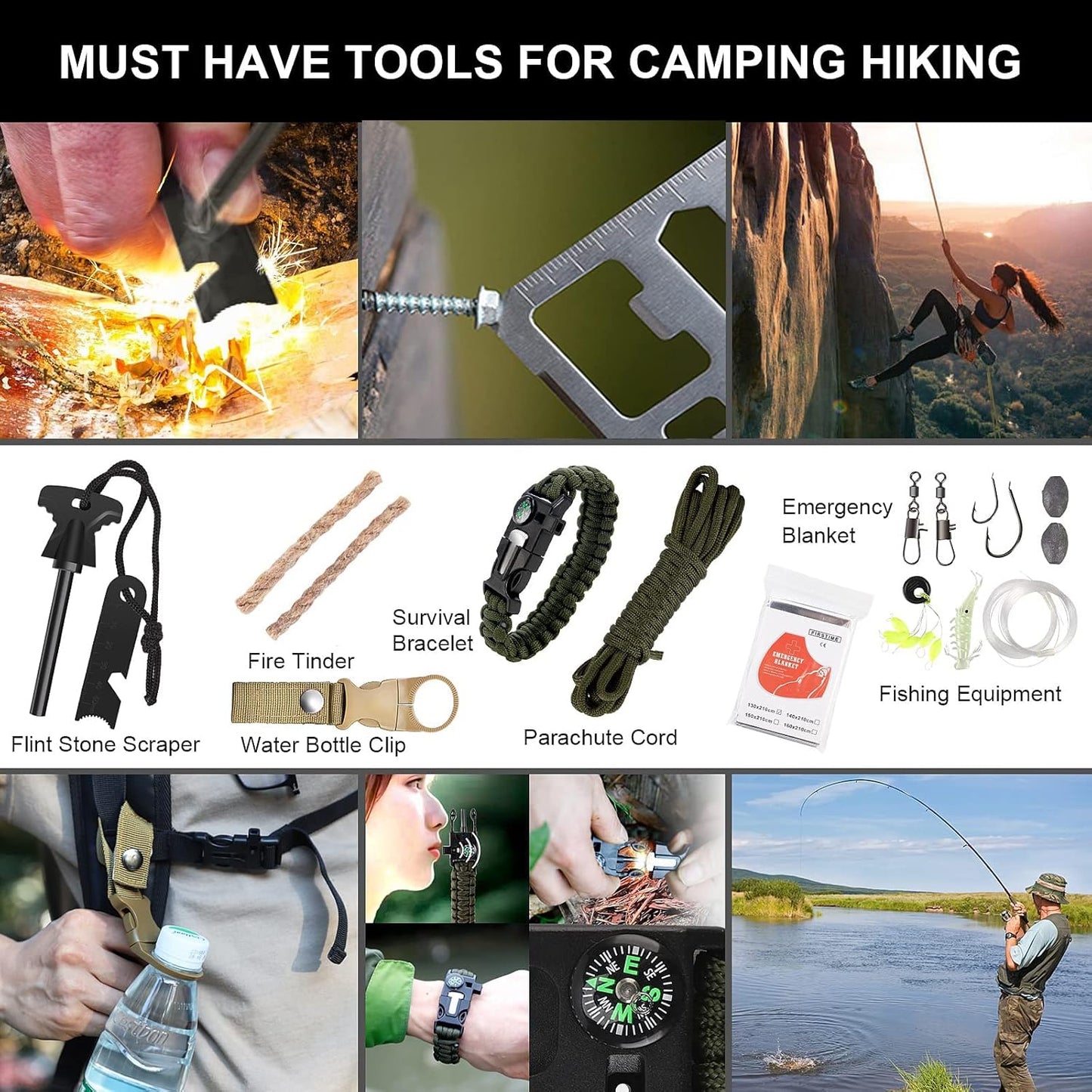 210 PCS Survival First Aid kit