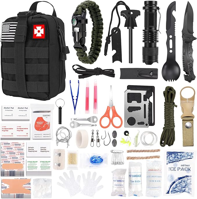 210 PCS Survival First Aid kit