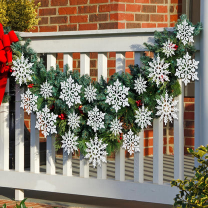 24PCS Snowflake Ornaments