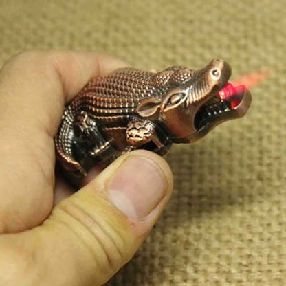 Unique Shape Crocodile Butane Lighter